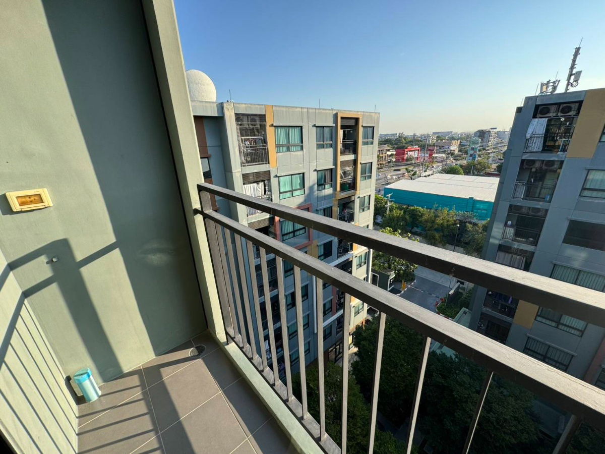picture Condo for rent next to Robinson Ladkrabang, I Condo Green Space Sukhumvit 77, size 30 sq m., 1 bedroom, fully furnished, ready to move in - 3/15