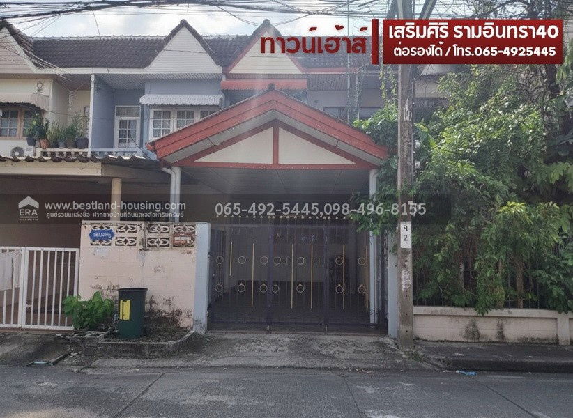 รูป ขายทาวน์โฮม 3.5 ชั้น หลังมุม หมู่บ้านกฤษณา ไพรเวทซิตี้ ซอยกรุงเทพกรีฑา15 เขตประเวศ ขายราคาถูกที่สุดในโครงการ - รูปที่ 1/19
