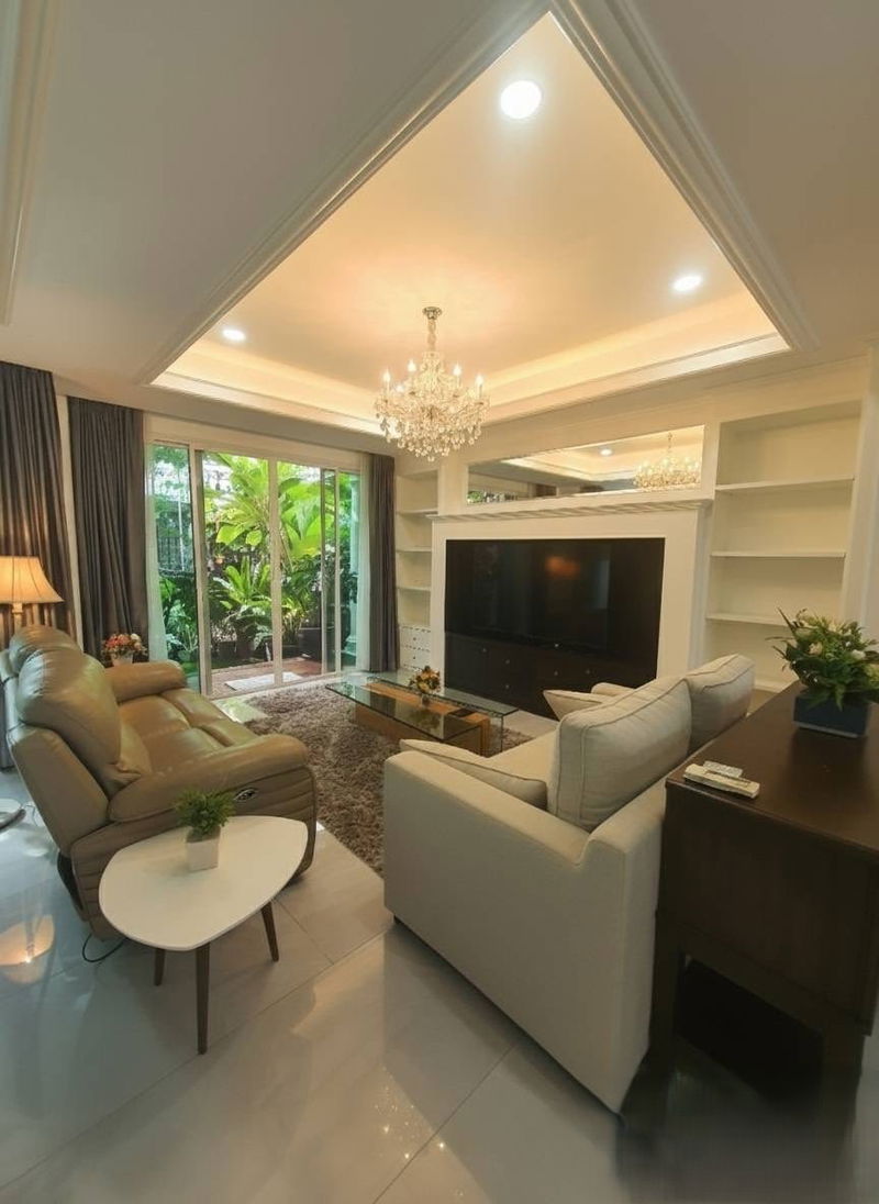 ทาวน์โฮมให้เช่า : LTHC13409 – Townhouse for Rent | Garden City Sukhumvit 79 | 282 sqm | 4 Beds 5 Baths | 85K/Month | Near BTS Onnut