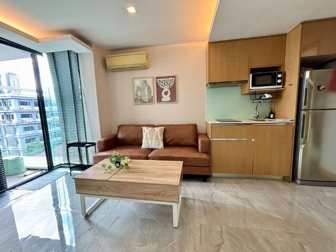 ให้เช่า SOCIO Condo ** 22,000 บ./ด. **  32 ตรม. 1ห้องนอน 1ห้องน้ำ ชั้น 6  ห้อมุม วิวสวย