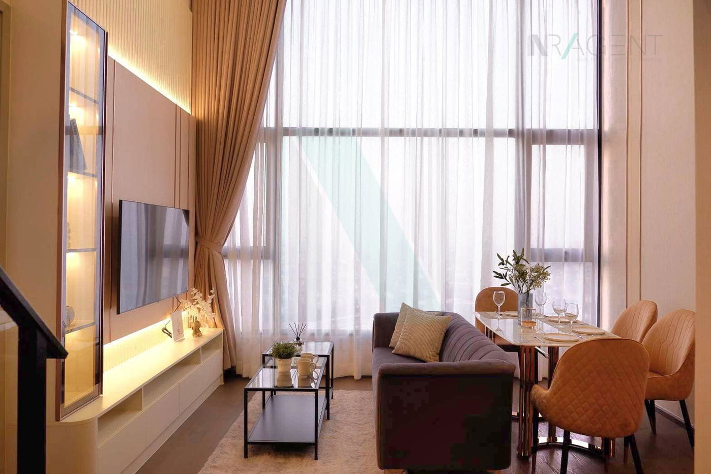 picture 🎊 For Rent Condo PARK ORIGIN CHULA - SAMYAN Building 1, Floor 41,Duplex 2 bed room, Room size 64 sqm - 8/8