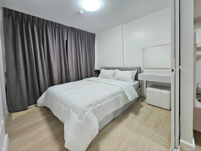 Y088📌ให้เช่าคอนโด ดี คอนโด รามคำแหง ( Dcondo Ramkhamhaeng) ห้องรีโรเวลใหม่ เฟอร์ครบ มีเครื่องซักผ้า