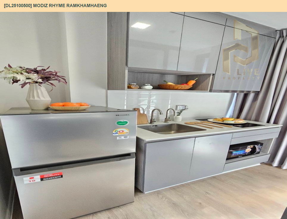 picture DL25100500 Condo for rent, Modiz Rhyme Ramkhamhaeng near MRT รามคำแหง, ready to move in, call urgently 0638692663 LineID @897iyzll - 10/11