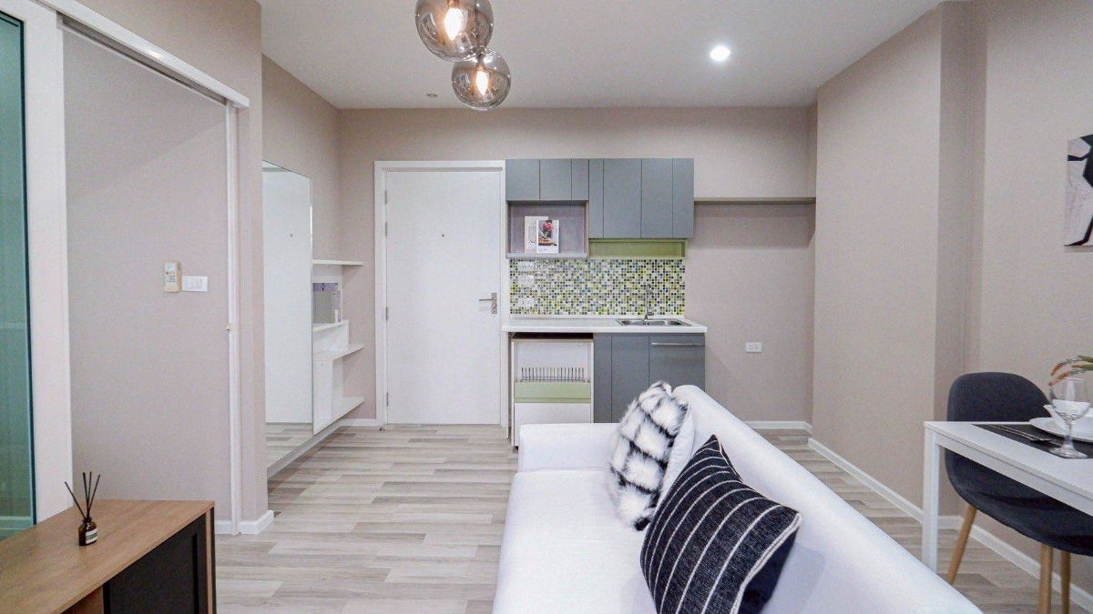 picture Condo for sale, The Key Chaengwattana, south-facing balcony, open view, unblocked, completely renovated, photos taken from the actual room SW003109 - 3/10