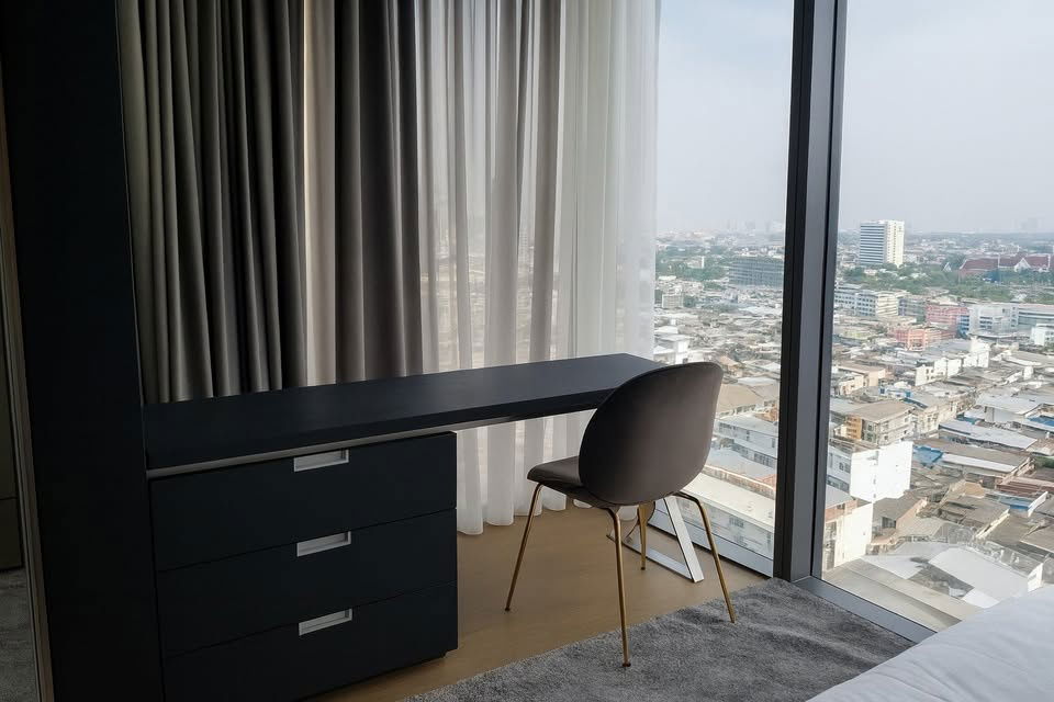 picture Siamese Exclusive Queens MRT Queen Sirikit  2Bed 2Bath with clear view - 6/8