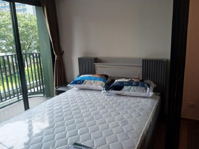 มีเครื่องซักผ้า คอนโด THE LINE VIBE พหลโยธิน ชั้น 3 วิวสวน แบบ 1 ห้องนอน 32 ตรม. ของครบ เพียง 18,000 บาท