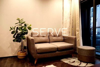 คอนโดให้เช่า : Nice Room & Good Location 1 Bed 1 Bath Close to MRT Phra Ram 9   350 m. / Condo For Rent -The Line Asoke Ratchada