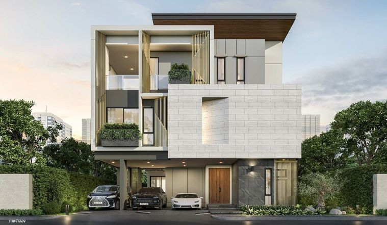 ขายบ้านเดี่ยว 4 ห้องนอน 440 ตร.ม. 61.9 ตร.ว. เดอะ เจนทริ คัลทิวาร์ พระราม 9