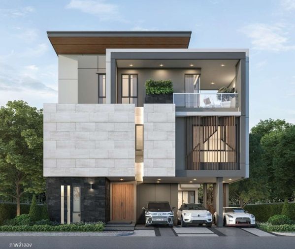 4-bed house for sale, 442 sqm, 68.9 sq wah, The Gentry Sukhumvit