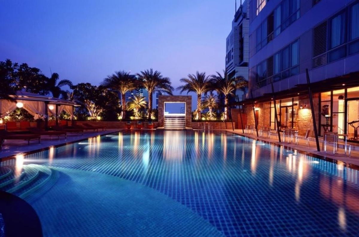 รูป ระเบียงกว้าง วิวเมือง Ascott Sathorn (แอสคอทท์ สาธร) - รูปที่ 12/14