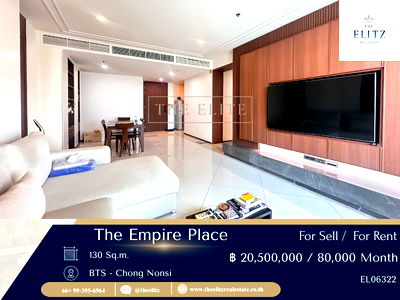 ขายคอนโด : ✨ Luxury Living in the Heart of Sathorn The Empire Place ห้องสวยสภาพดี พร้อมอยู่ทันที 💖