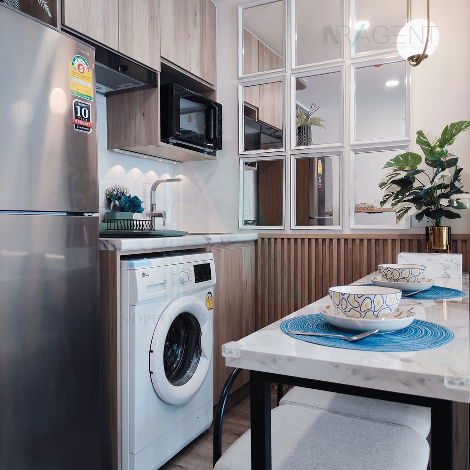 picture 📌 For Rent Condo ONEDER KASET Building C, Floor 5,Studio, Room size 25.00 sqm - 3/8
