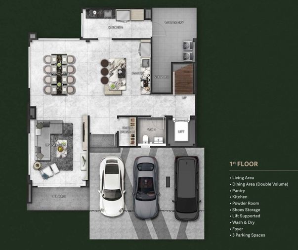 ขายบ้านเดี่ยว 3 ห้องนอน 362 ตร.ม. 88.9 ตร.ว. เดอะ เจนทริ คัลทิวาร์ พระราม 9
