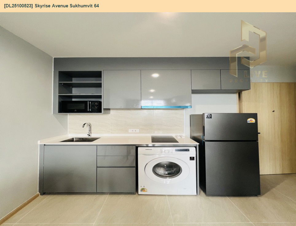 picture DL25100523 Condo for rent, Skyrise Avenue Sukhumvit 64 near BTS ปุณณวิธี, ready to move in, call urgently 0638692663 LineID @162cjixi - 7/9
