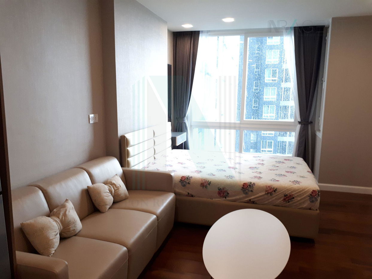 picture For Rent Condo THE METROPOLIS SAMRONG INTERCHANGE Building A, Floor 14,Studio, Room size 28.00 sqm - 7/8