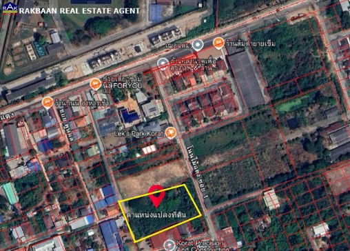 รูป ขายที่ดินเปล่า อำเภอเมืองนครราชสีมา 2ไร่ 1งาน 76ตร.ว. เหมาะสำหรับบ้านพักอาศัย,บริษัท,โกดัง,อพาร์ทเม้นท์,ตึกแถว ราคาตร.ว.ละ 14,000 บาท - รูปที่ 1/18