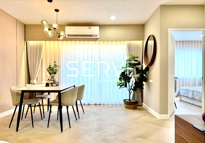 คอนโด MRT ห้วยขวาง : 🔥ห้องมุม 2นอน ไซส์ใหญ่ แต่งสวยมาก เฟอร์จัดเต็ม ห้องพร้อมอยู่ บนทำเลดีๆ ในย่านรัชดา ใกล้ MRT ศูนย์วัฒนธรรม  @ Supalai City Home Ratchada