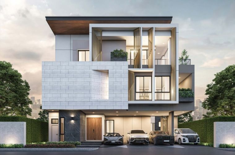 ขายบ้านเดี่ยว 5 ห้องนอน 550 ตร.ม. 74.5 ตร.ว. เดอะ เจนทริ เกษตร - นวมินทร์
