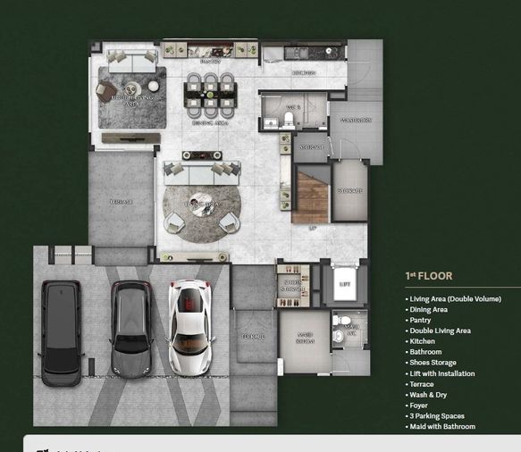 4-bed house for sale, 440 sqm, 87.4 sq wah, THE GENTRY CULTIVAR RAMA 9