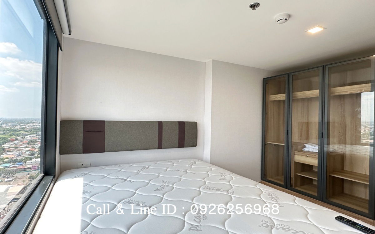 picture For rent 🏠 The Rich Rama 9 Condo 🏠  Duplex 2 bedrooms, 1 bathroom 🚆 Ready to move in, near Airport Rail Link Hua Mak Station - 10/39