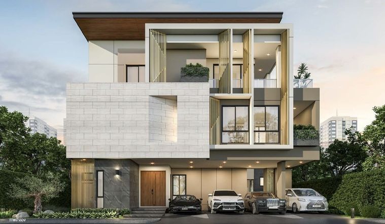 ขายบ้านเดี่ยว 5 ห้องนอน 550 ตร.ม. 162.5 ตร.ว. เดอะ เจนทริ คัลทิวาร์ พระราม 9