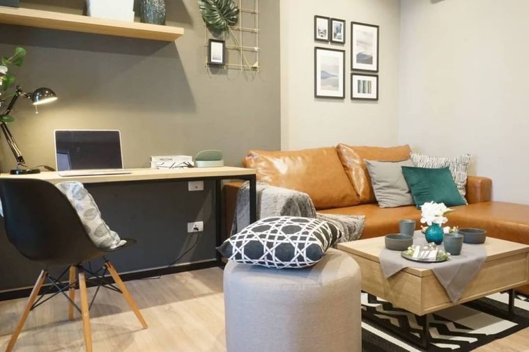 *** ให้เช่าคอนโด : เดอะเบส การ์เด้น- พระราม9 ห้องสวย ชั้นสูง เฟอร์ครบ ราคาพิเศษ 14,500 บาทเท่านั้น🔥🔥🔥 (The Base Garden -Rama9) ***