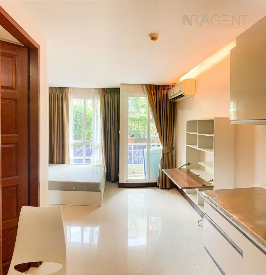 picture 🚩 For Rent Condo EMERALD RESIDENCE RATCHADA Building B, Floor 1,Studio, Room size 25.00 sqm - 1/8