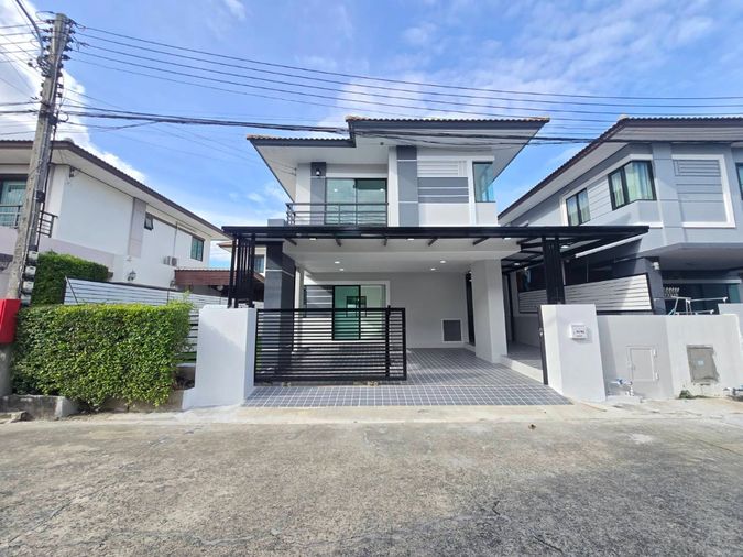 บ้านแฝดหลังใหญ่ ตกแต่งรีโนเวทใหม่ หมู่บ้าน ฟ้าปิยรมย์ เนสโต้ เฟส11 ซ.4 ลำลูกกาคลอง6 ปทุมธานี ทำเลดี ต้นโครงการ