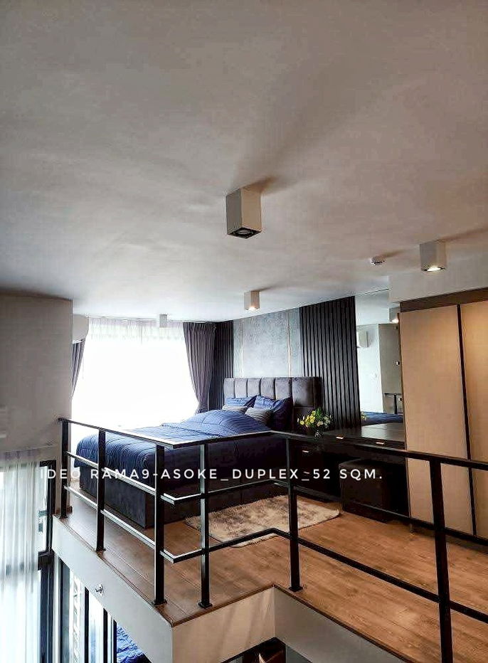 รูป 🎉For RENT-Duplex room at Ideo Rama9-Asoke new room new furnished - รูปที่ 5/14