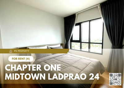 Condos for rent : For rent 📍 Chapter One Midtown Ladprao 24 📍 Fully furnished and equipped, near Central Ladprao