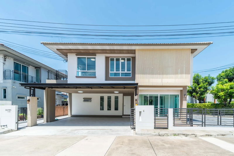 ขายบ้านเดี่ยว : ขายบ้านเดี่ยว 2 ชั้น ฮาบิเทีย บอนด์ ราชพฤกษ์ หลังมุม พร้อมอยู่ ใกล้ทางด่วน