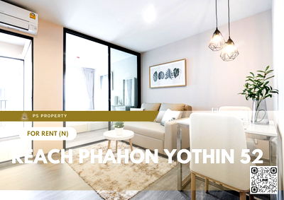 Condos for rent : For rent ✨ REACH Phahon Yothin 52 ✨ near BTS Saphan Mai, fully furnished and equipped with appliances