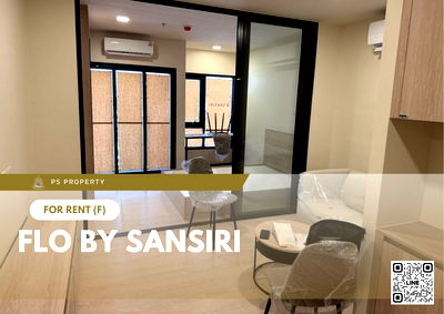 Condos for rent : For rent 📍 FLO by Sansiri 📍 Fully furnished and equipped, near BTS Khlong San