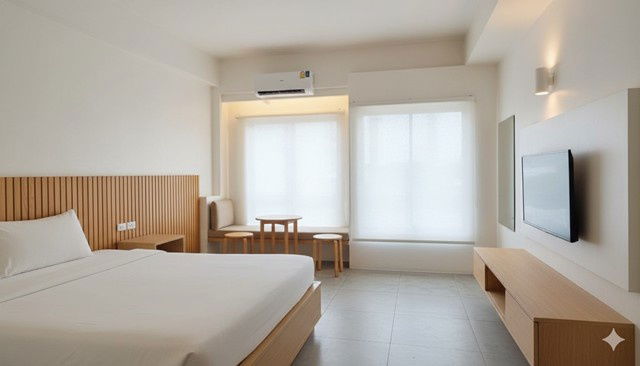 รูป วิวแม่น้ำเจ้าพระยา สนามบินน้ำ 2.1 กม. โรงแรมมาตรฐาน 4-5ดาว 100ห้อง ให้เช่า โรบินสัน รัตนาธิเบศร์ 700 ม. ตลาดนกฮูก นนทบุรี 1.8 กม. - รูปที่ 3/8