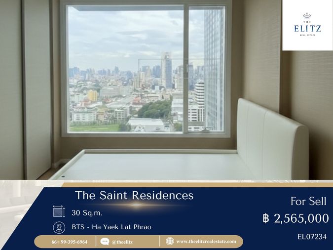 ✨ The Saint Residences | ห้องใหญ่ วิวโล่ง ทำเล Prime ที่คุณต้องไม่พลาด 💖
