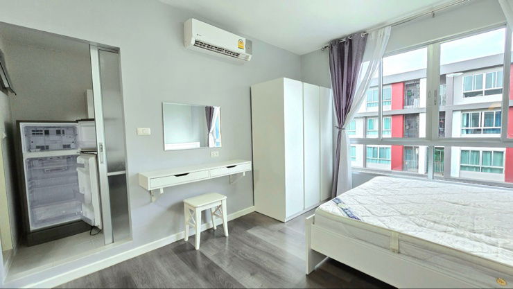 รูป 🏠🏠ให้เช่าDcondo abac bangna ตึกEชั้น 7 ห้องสวยราคาดี สัญญา2ปี8500✅🥰 - รูปที่ 3/6