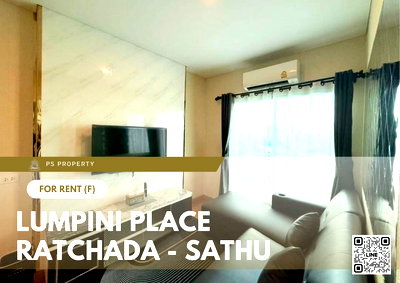Condos for rent : For rent 📍 Lumpini Place Ratchada - Sathu 📍 Fully furnished and equipped, near BTS Chong Nonsi