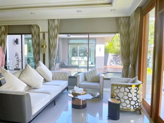 picture OnNut Ring Road 5bed Gemo Anthanee Industry Bangkok 800m.Bangna SuanLuang Luxury 2-story Mansion hou - 5/8