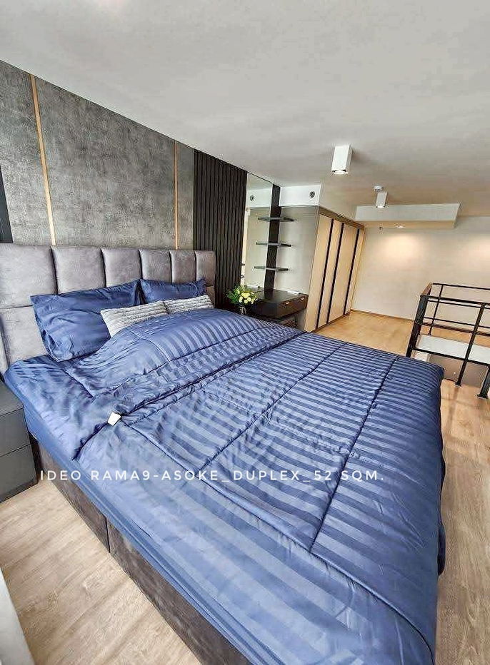 รูป 🎉For RENT-Duplex room at Ideo Rama9-Asoke new room new furnished - รูปที่ 6/14