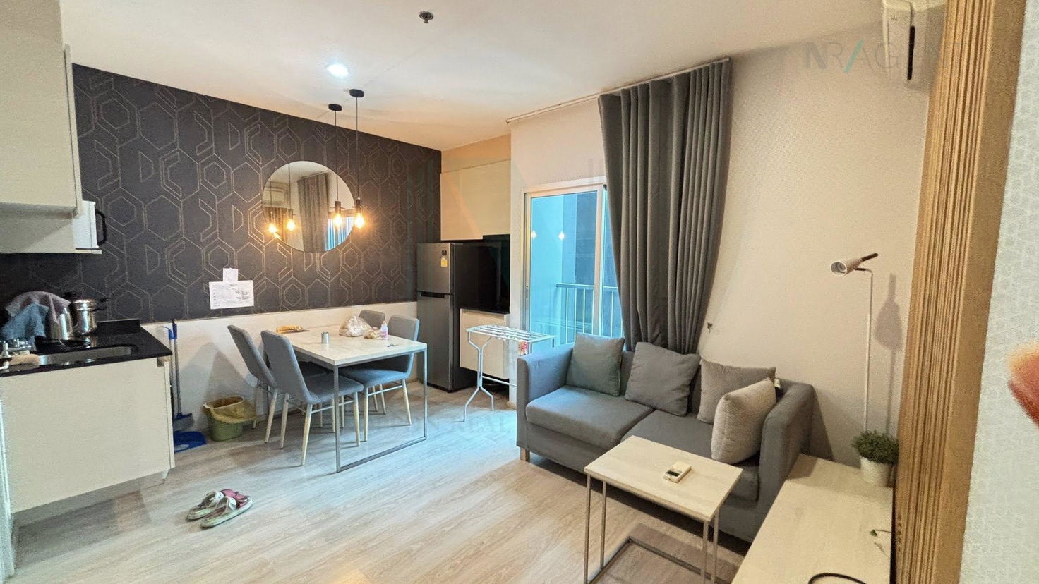 picture 🎉 For Rent Condo NOBLE REVOLVE RATCHADA Building 1, Floor 34,2 bed room, Room size 53 sqm - 2/8