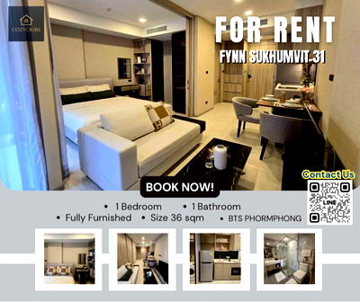 Condos for rent : ✨ For rent Condo FYNN Sukhumvit 31 close to BTS Phorm phong