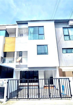 เช่าทาวน์โฮม BTS สำโรง : ให้เช่าทาวน์โฮม สาริน วิช สุขุมวิท 107 (Sarin Wiz Sukhumvit 107) อยู่สุขุมวิท 107 ซอยแบริ่ง 22 ต.สำโรงเหนือ 
