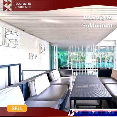 ขายคอนโด : 💙✨ห้องกว้าง แต่งครบ สไตล์ Modern Contemporary✨💙- Issara@42 ใกล้ BTS เอกมัย