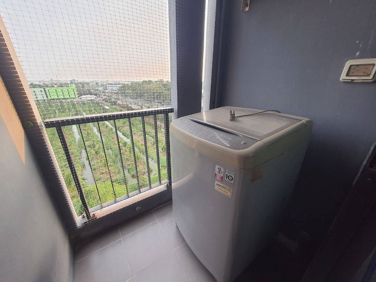 picture 🥳[Rent-RAR1804219] Unio Rama2, Studio23sqm. Tower A, Fl.8th *Washing machine💚Line id: @thefirstagent** - 15/16