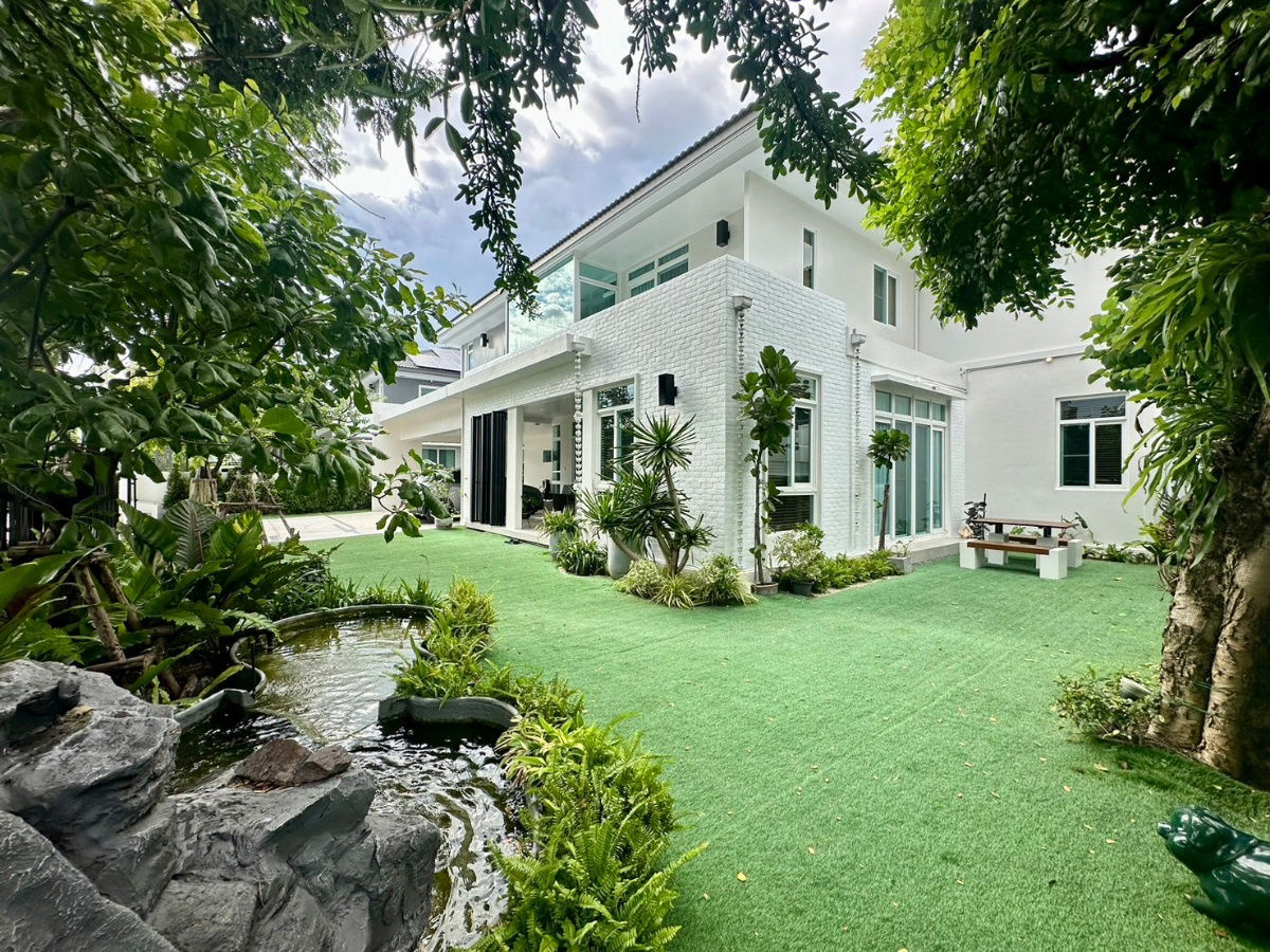 รูป ให้เช่า บ้านเดี่ยว หมู่บ้านมัณฑนา2 บางนา–กม.7 บ้านแปลงพิเศษ หน้าทะเลสาบ หน้าสวน ใกล้สโมสร ตกแต่งครบ พร้อมอยู่ - รูปที่ 20/20