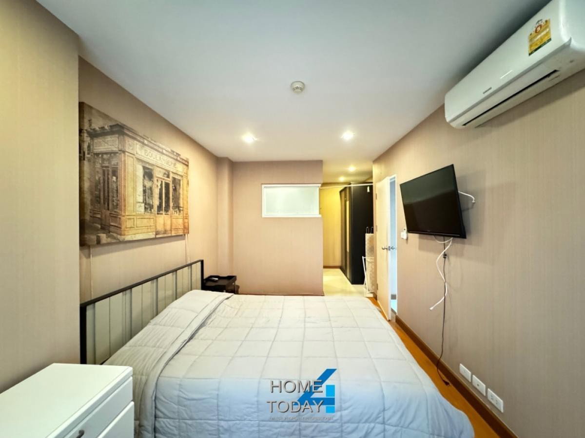 อยู่สบาย ใกล้สุวรรณภูมิ! คอนโดใหญ่ 2 ห้องนอน วิวสนามบิน ห้องเพดานสูง โปร่งโล่ง เฟอร์ครบ พร้อมอยู่ได้เลย ที่ Airlink Residence อาคาร 6 ชั้น 2 ✨