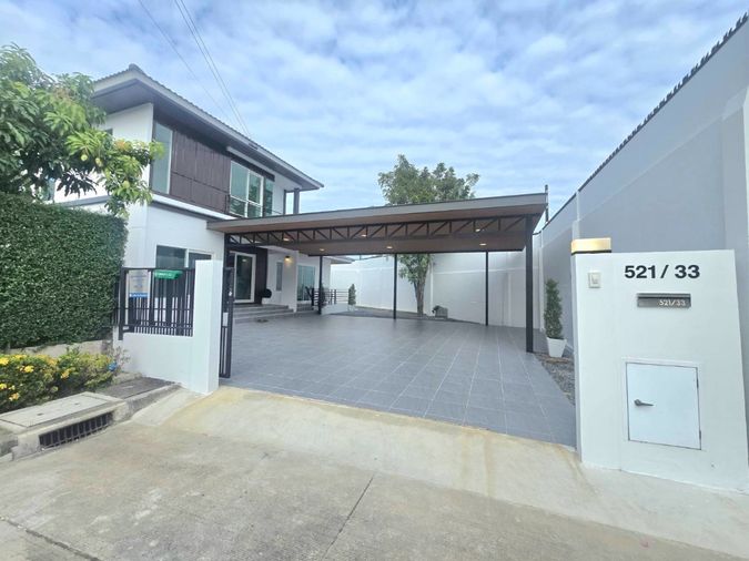 รีโนเวทใหม่ บ้านเดี่ยว พื้นที่กว้างขวาง ทำเลดี หลังมุมใน  เดินทางสะดวก หมู่บ้าน พฤกษ์ลดา วงแหวน-หทัยราษฎร์ คลองสามวา ใกล้ทางด่วนจตุโชติ