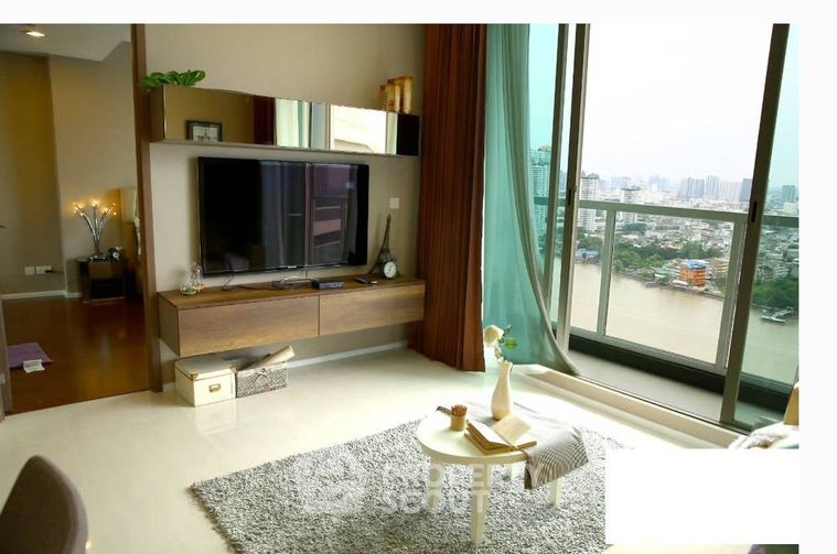 1-bed condo for rent, 50.5 sqm, Menam Residences