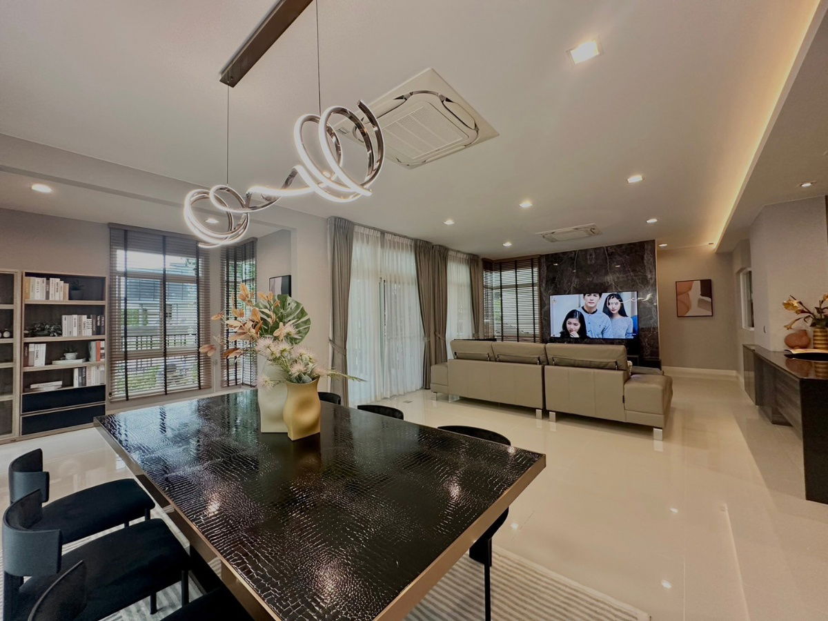 รูป ให้เช่า บ้านเดี่ยว หมู่บ้านมัณฑนา2 บางนา–กม.7 บ้านแปลงพิเศษ หน้าทะเลสาบ หน้าสวน ใกล้สโมสร ตกแต่งครบ พร้อมอยู่ - รูปที่ 6/20