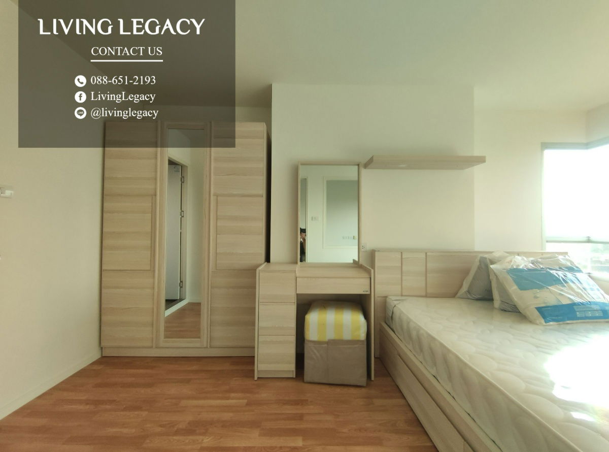 รูป LULGU4LU ให้เช่าคอนโด Lumpini Ville Phatanakan - Srinakarin 29 ตร.ม. ชั้น 10 line id : @livinglegacy - รูปที่ 4/12
